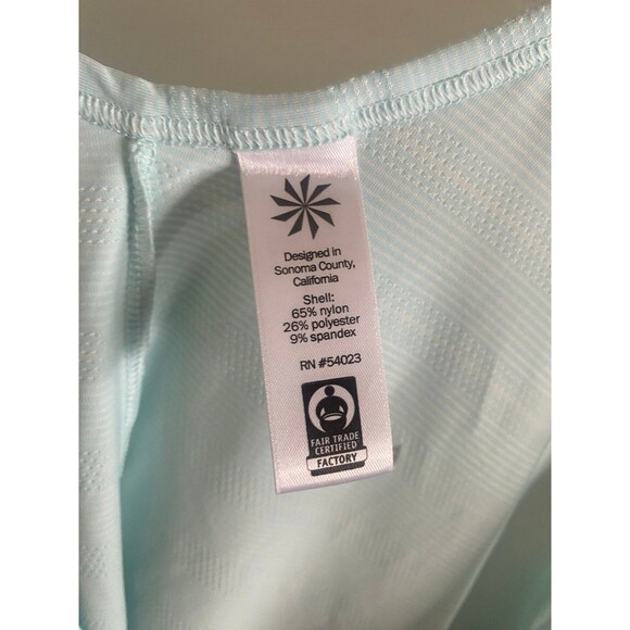 Athleta Max Out Side Tie Tank Top Shirt Small Workout Tank Run Yoga Training - Picture 7 of 11